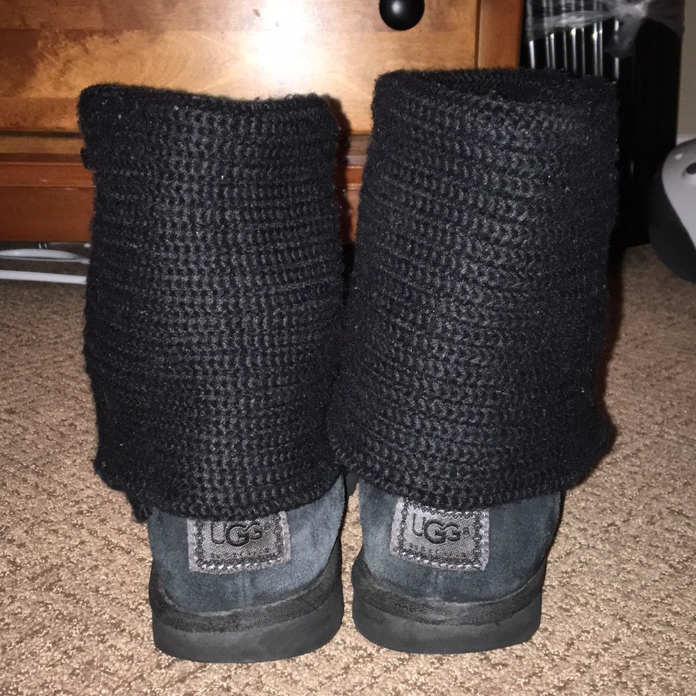 Classic Cardy Knit Black Uggs